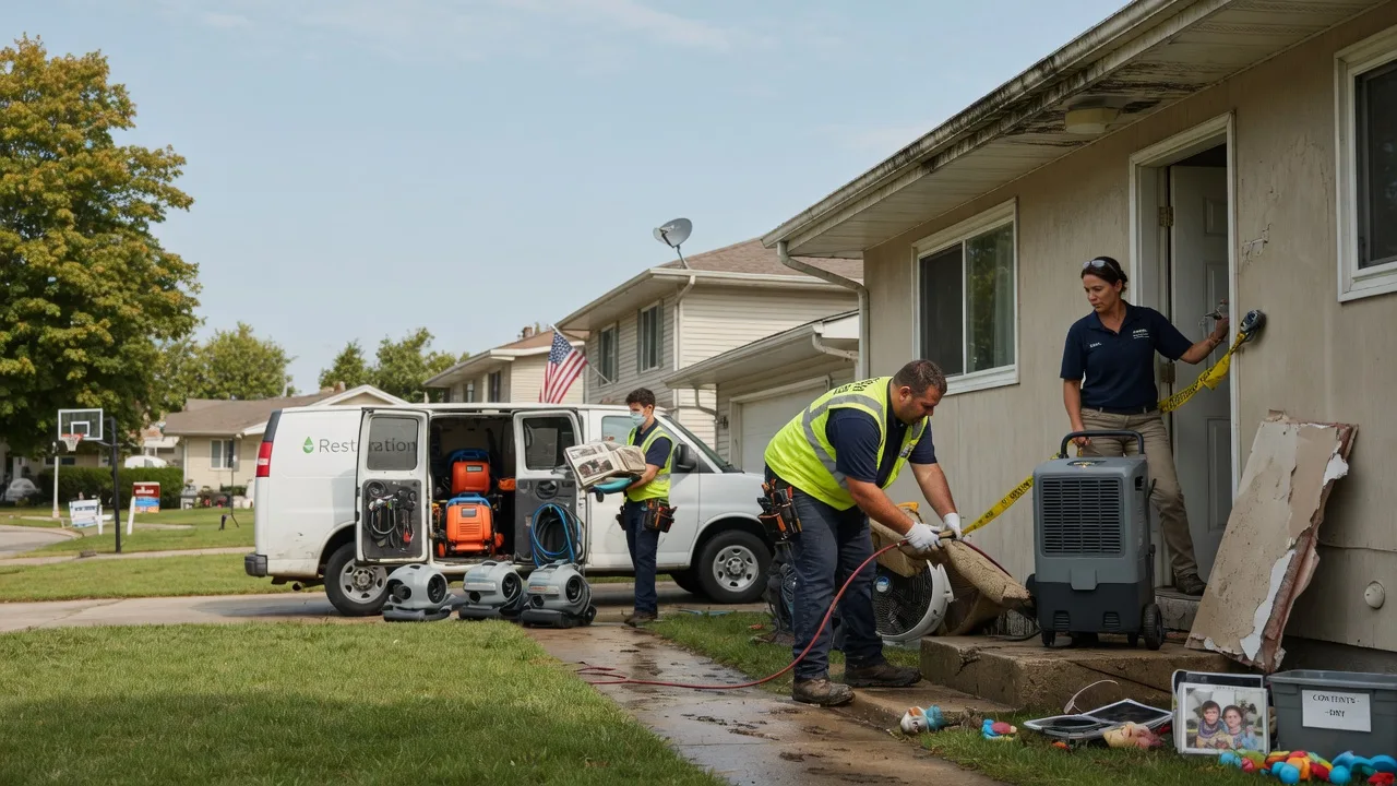 Water Damage Restoration in Capron, IL near me